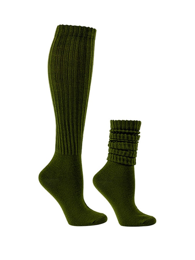 Solid Color Knitted Bubble Socks