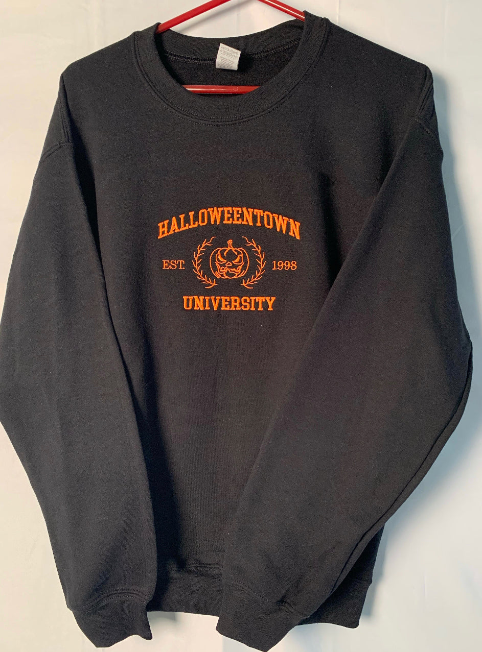 Halloweentown Embroidered Crewneck
