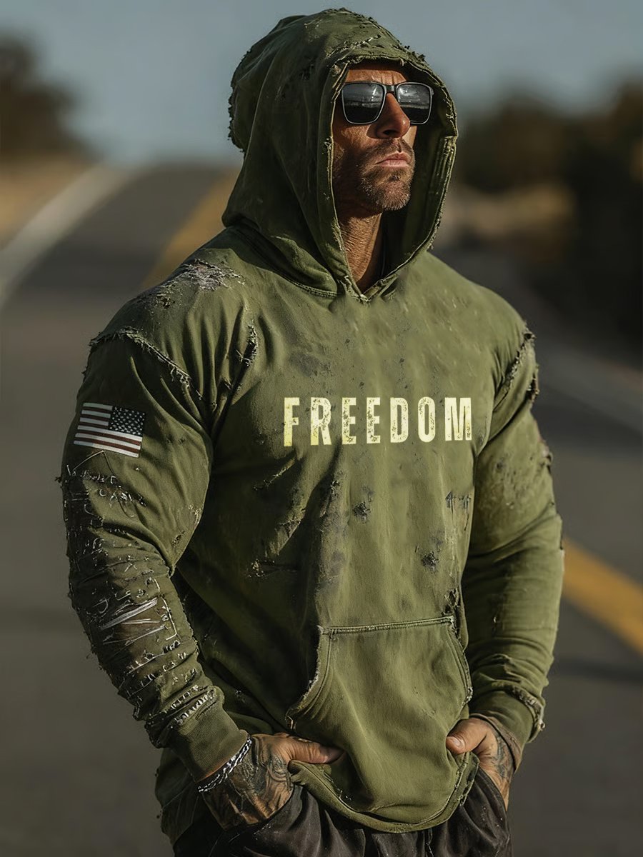 Men's Vintage Freedom Hoodie