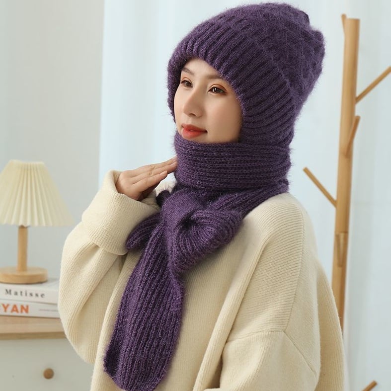 🎄EARLY CHRISTMAS SALE -45% OFF -Winter Versatile Knitted Hooded Scarf for Women