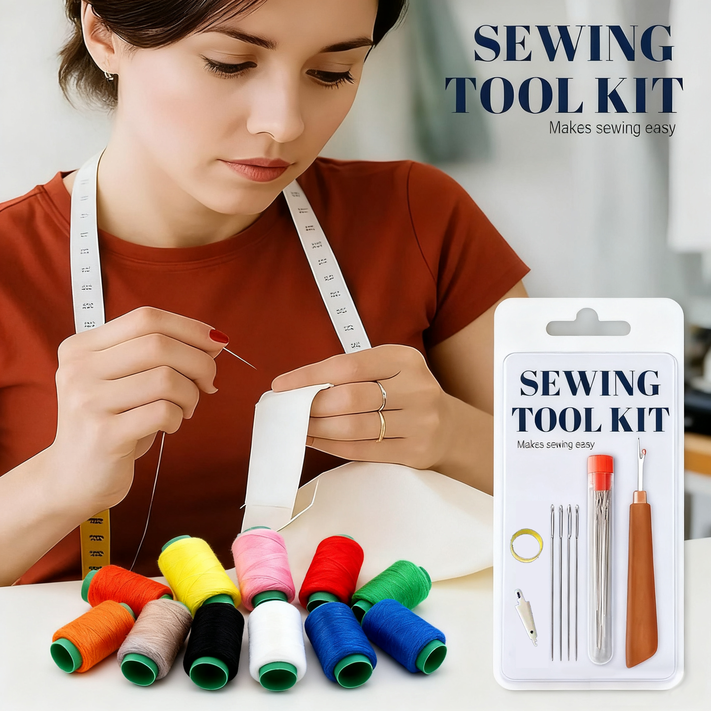 šChristmas-Sale 49%Offā¤34PCS Big Eye Steel Needles Set