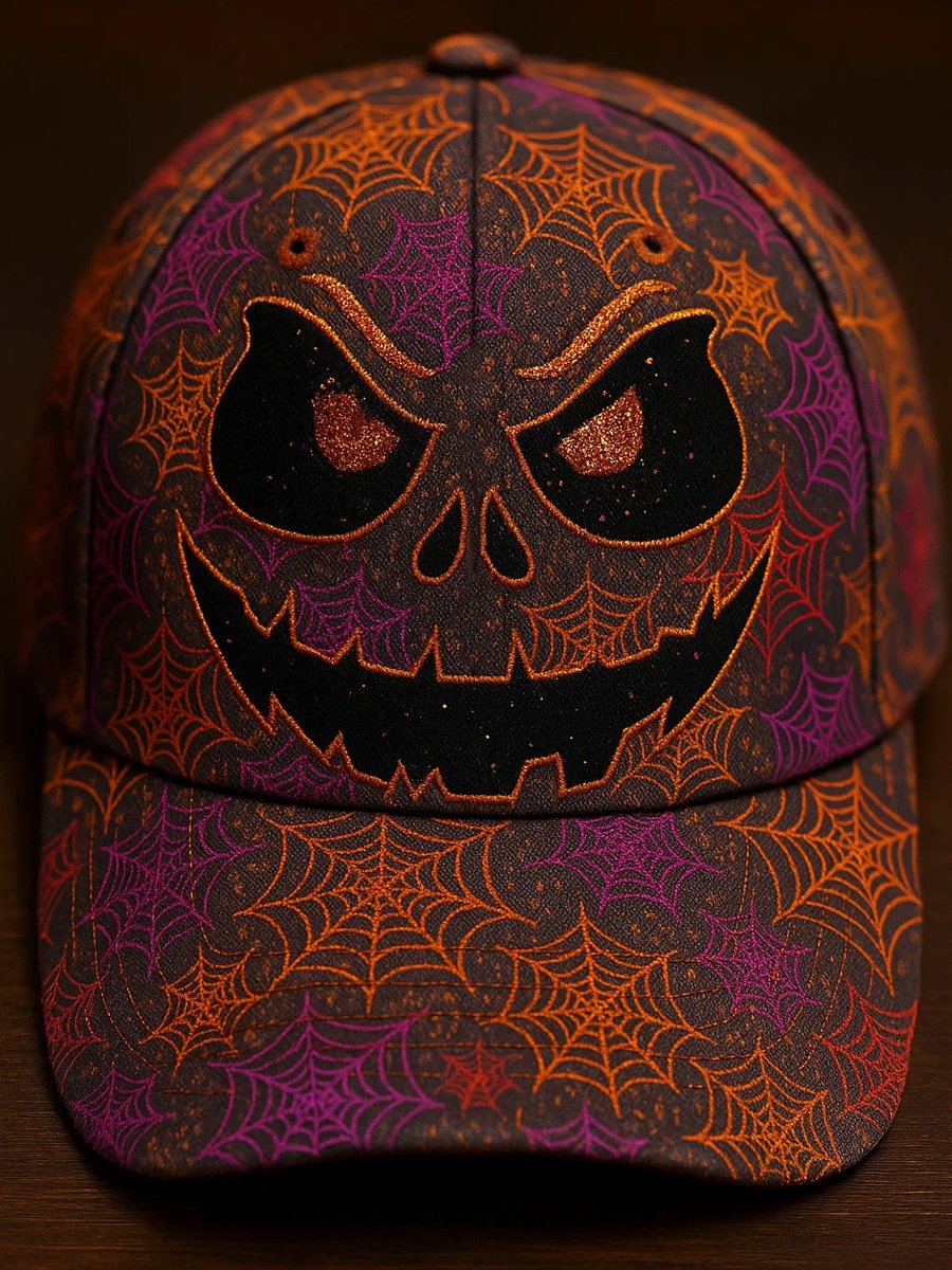 Unisex Halloween Pumpkin Devil Hat