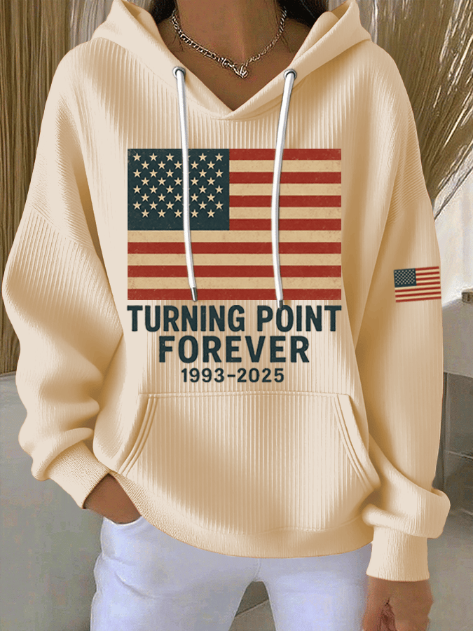 Women's Hot Print Casual Hooded Sweatshirt