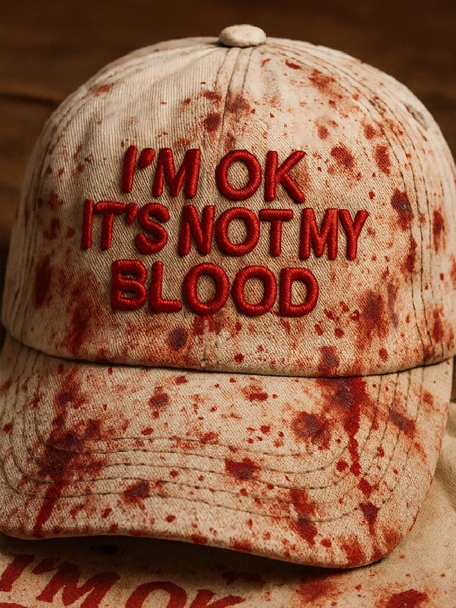 Unisex Halloween bloody hat