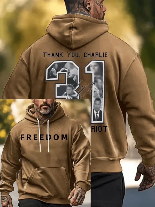 Men's Commemorative freedom 31 Printed Hoodie