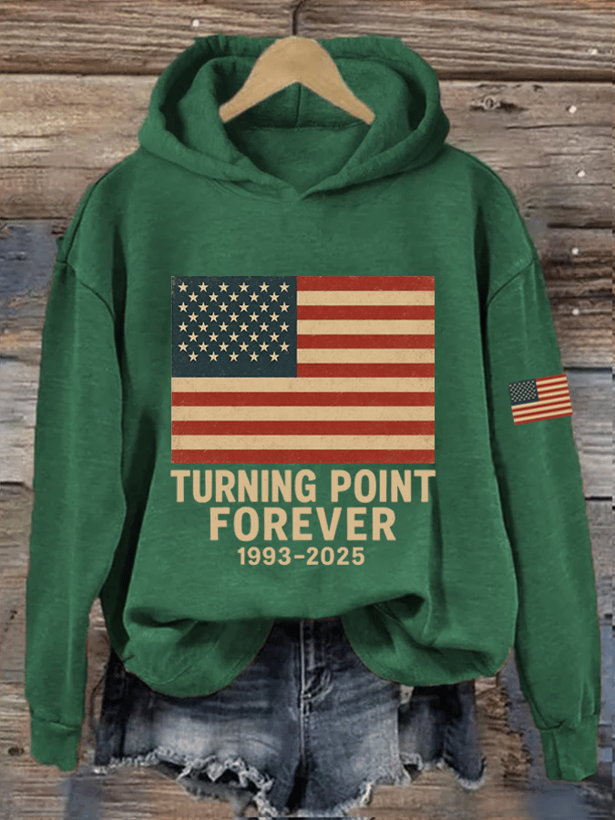 Women's Hot Print Hooded Sweatshirt