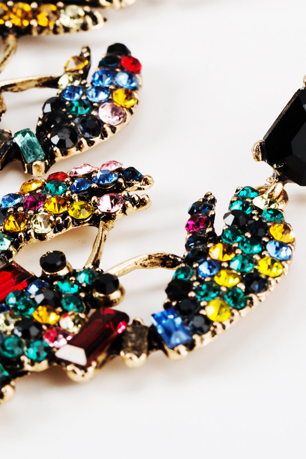 Colorful Lobster Beaded Earrings