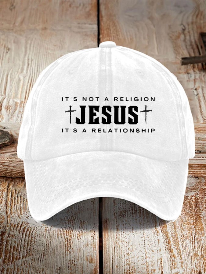 Unisex It's Not A Religion It's A Relationship Baseball Cap