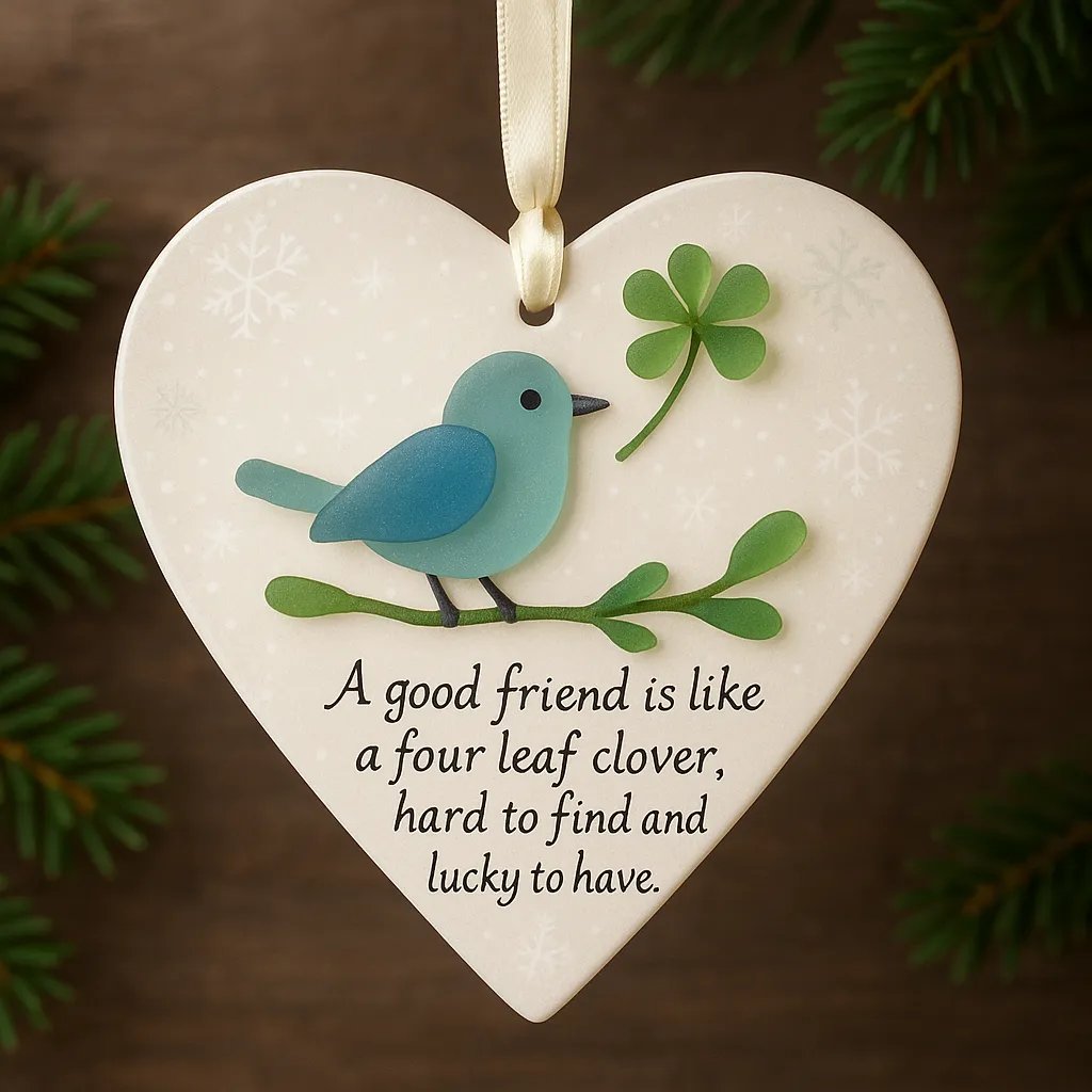 š„Last Day 50% OFF - š¦ļøHeart-Shaped Friendship Ornament