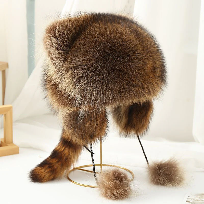 š„BUY 2 FREE SHIPPINGš„ Handmade Imitation Raccoon Fur Hat