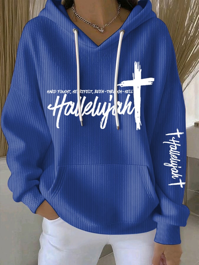 Women's  Hard Fought, Heartfelt, Been-Through-Hell Sweatshirts