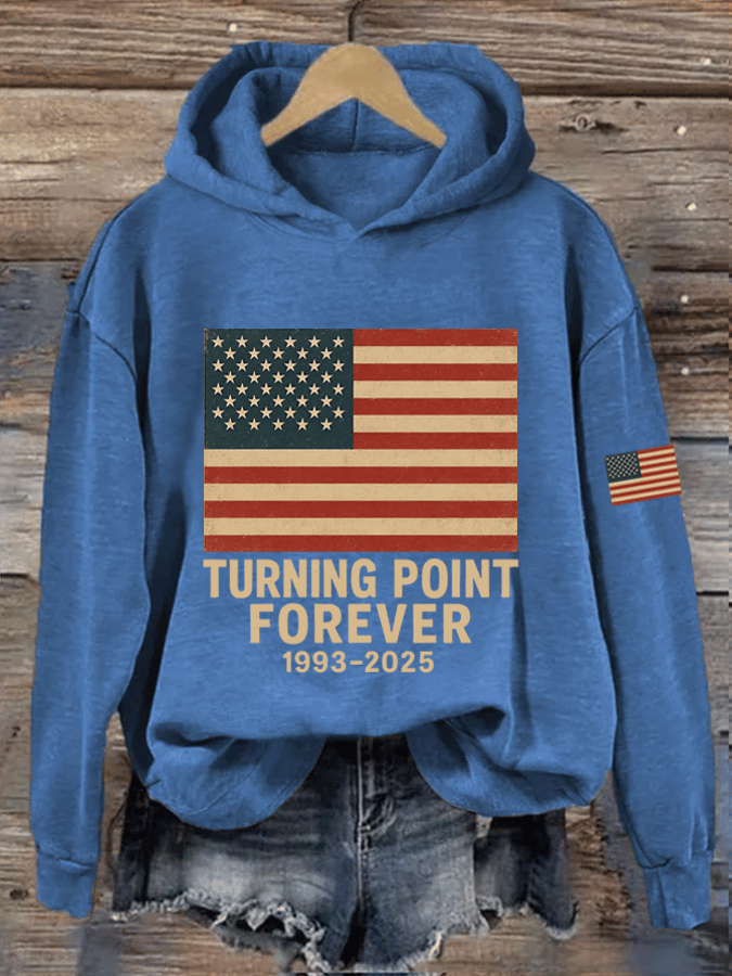 Women's Hot Print Hooded Sweatshirt