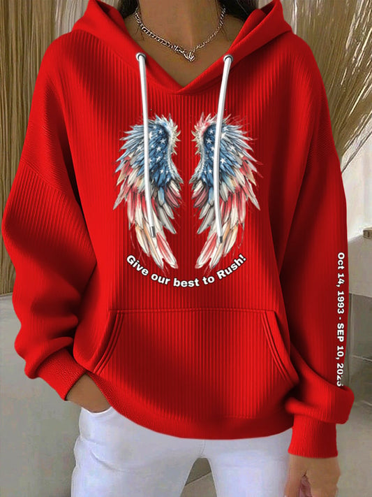 Women's Commemorative Leader Print Casual Hoodie