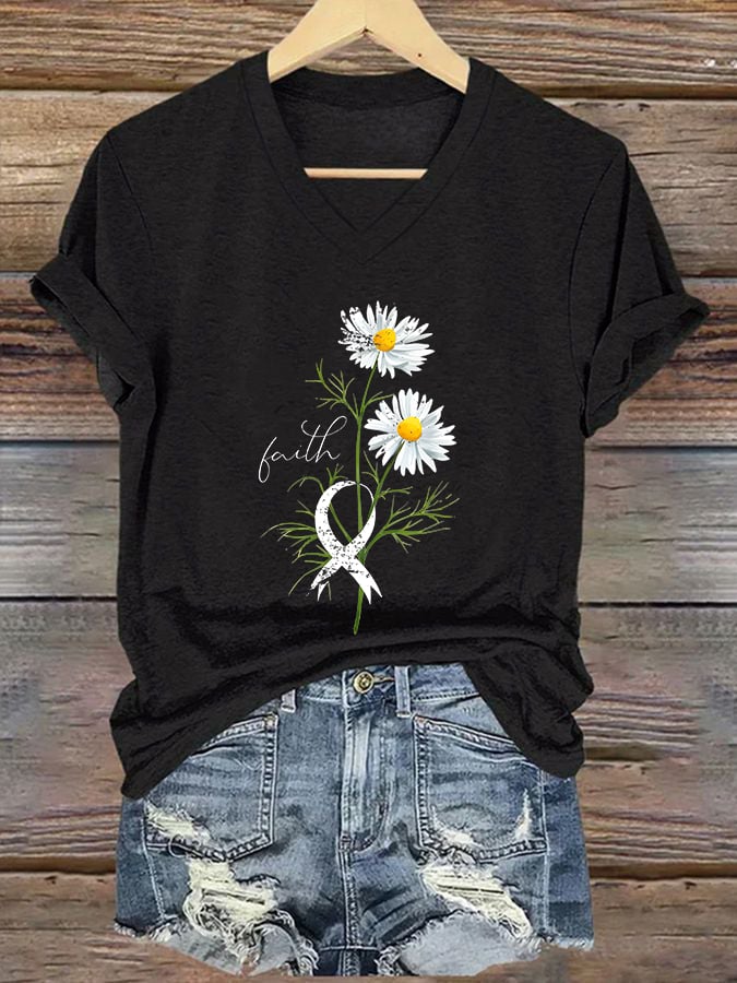 Women'S Casual Faith Short Sleeve T-Shirt