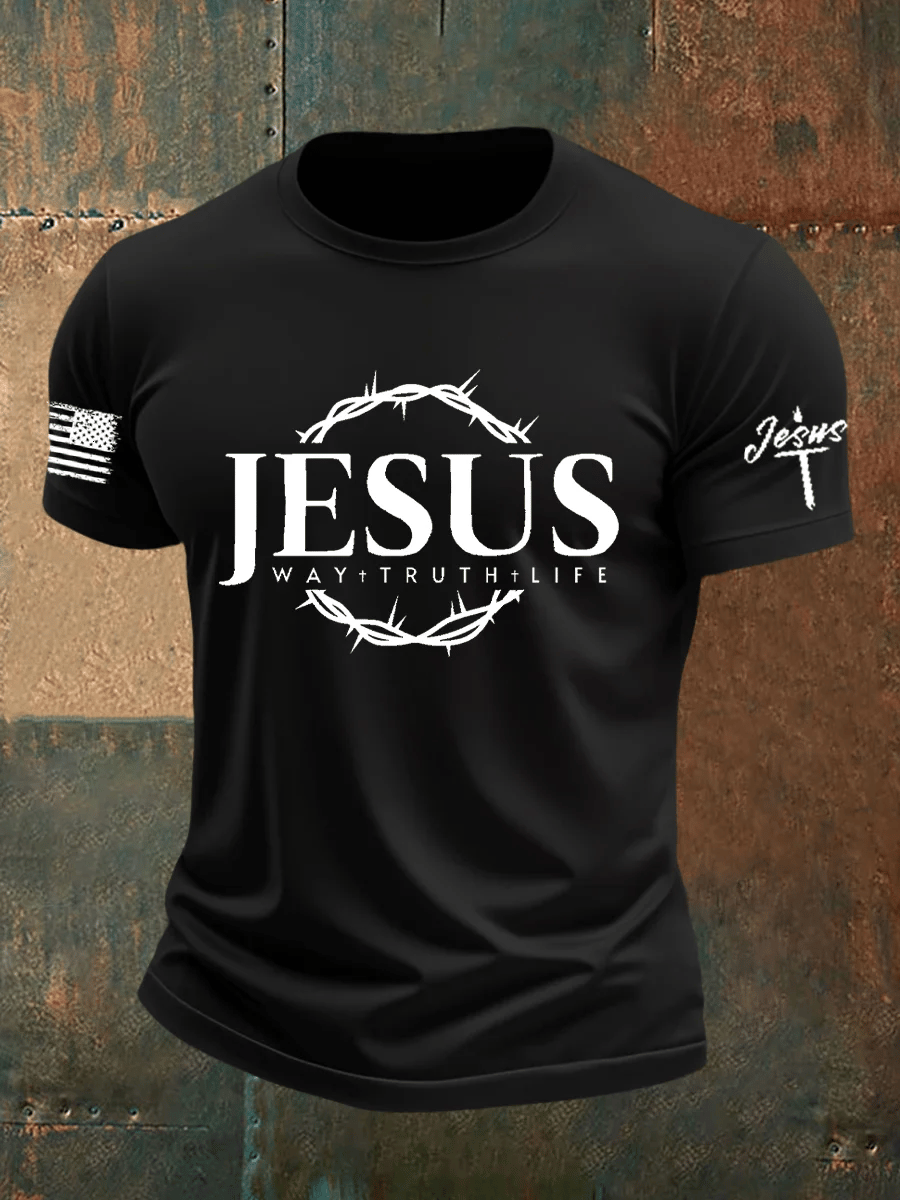 Men's JESUS The Way The Truth The Life  Shirt