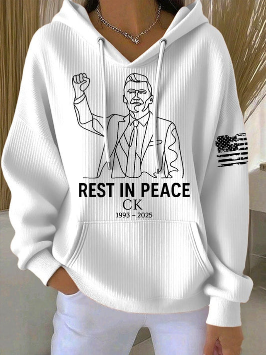Women's Commemorative Leader Print Casual Hoodie