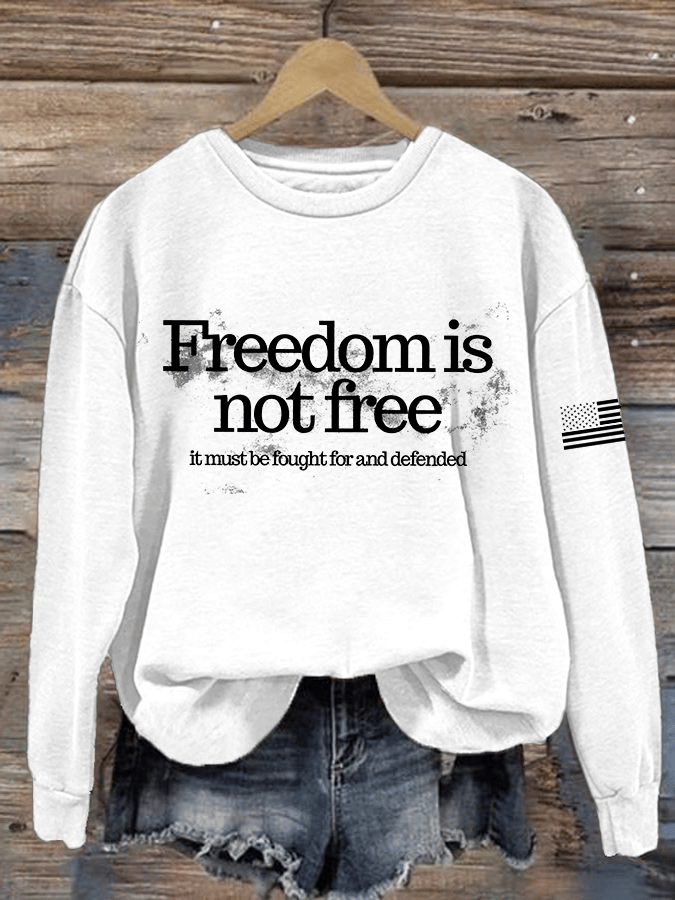 Women's Hot Events Printed Crew Neck Sweatshirt