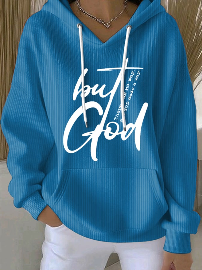 Women'S There Was No Way But God Made A Way Sweatshirts