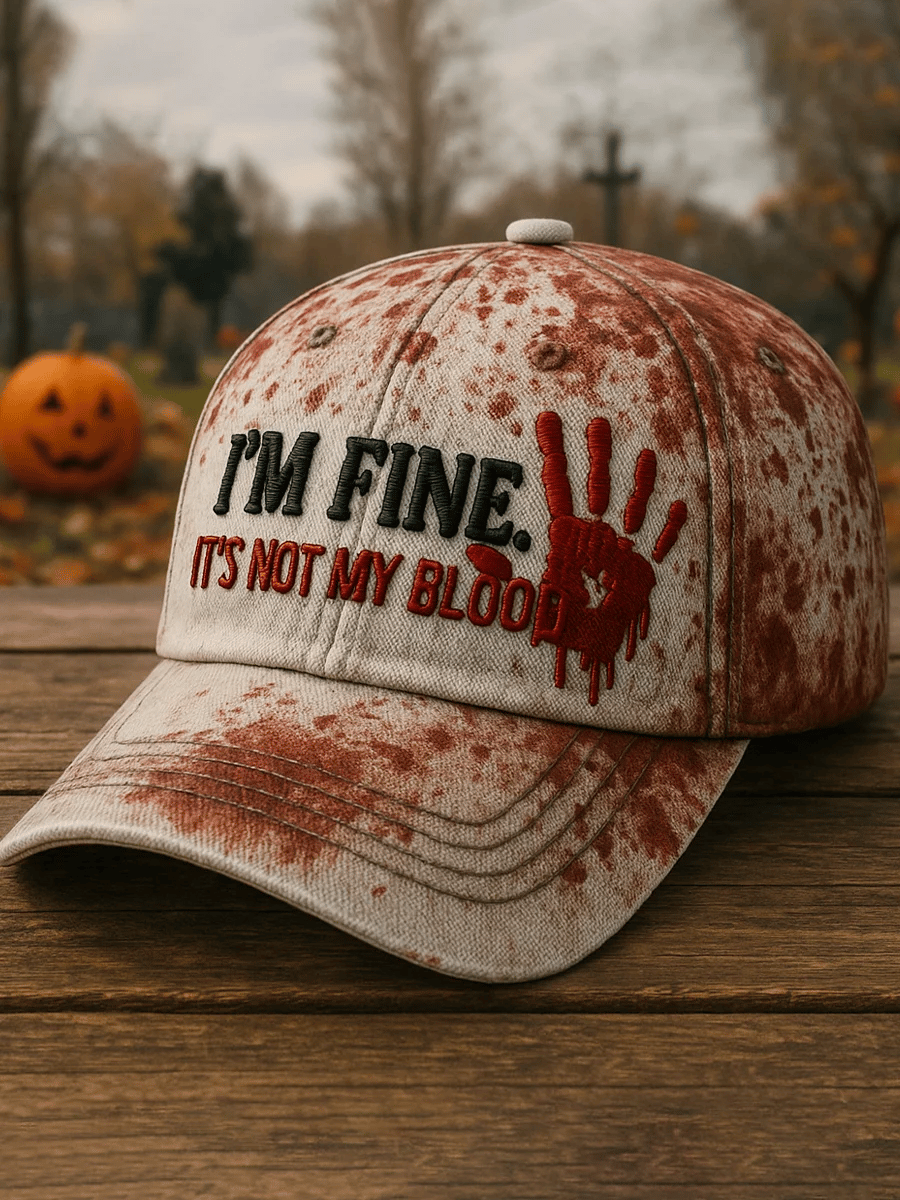 Unisex Halloween Print Hat