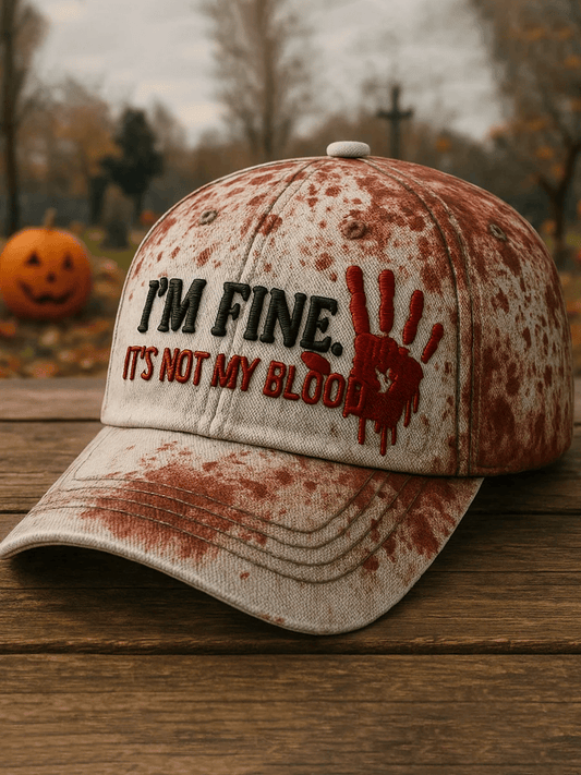 Unisex Halloween Print Hat