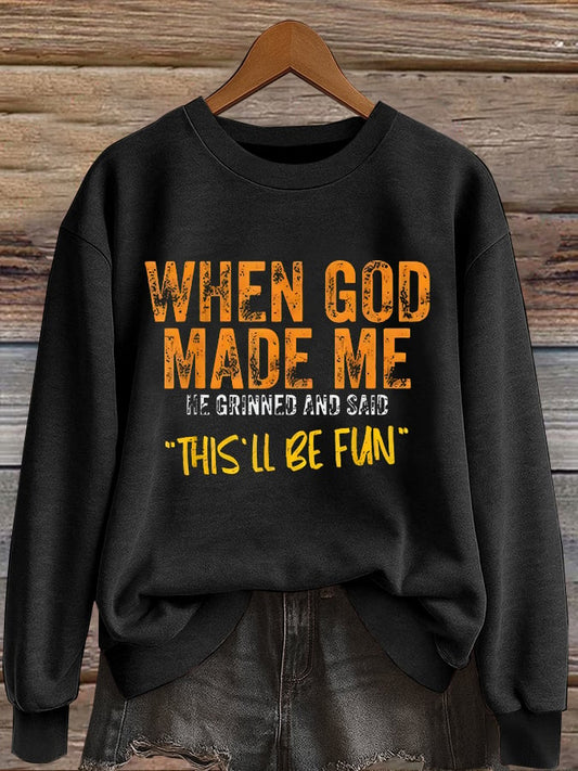 Women'S Casual Faith Sweatshirt