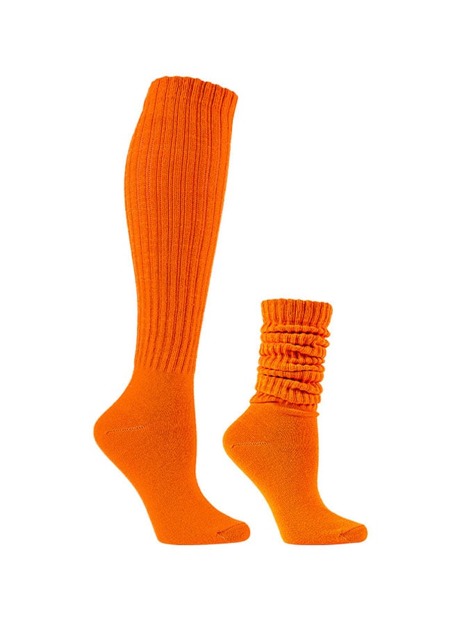 Solid Color Knitted Bubble Socks