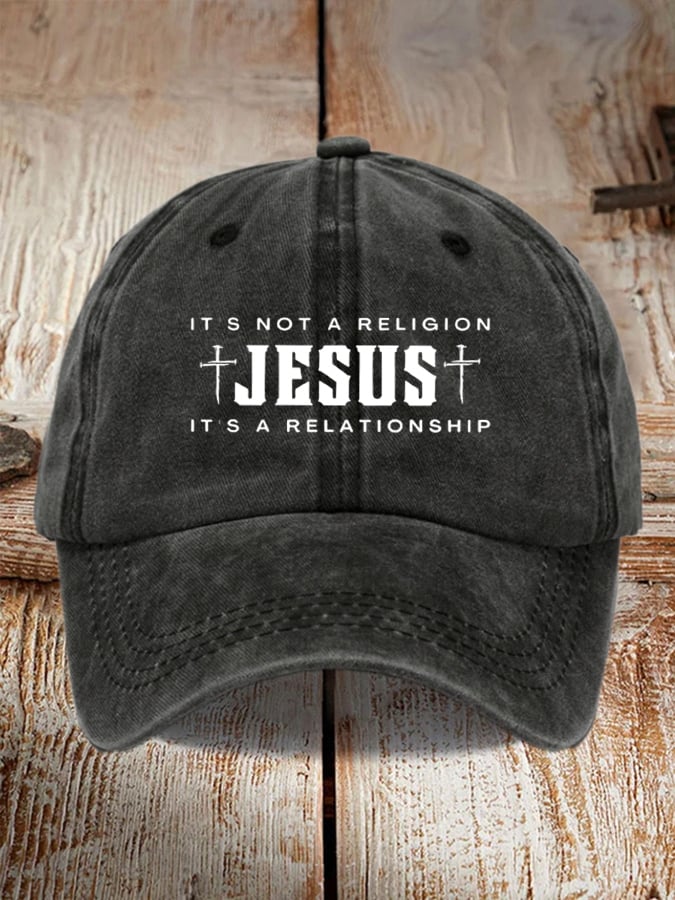 Unisex It's Not A Religion It's A Relationship Baseball Cap