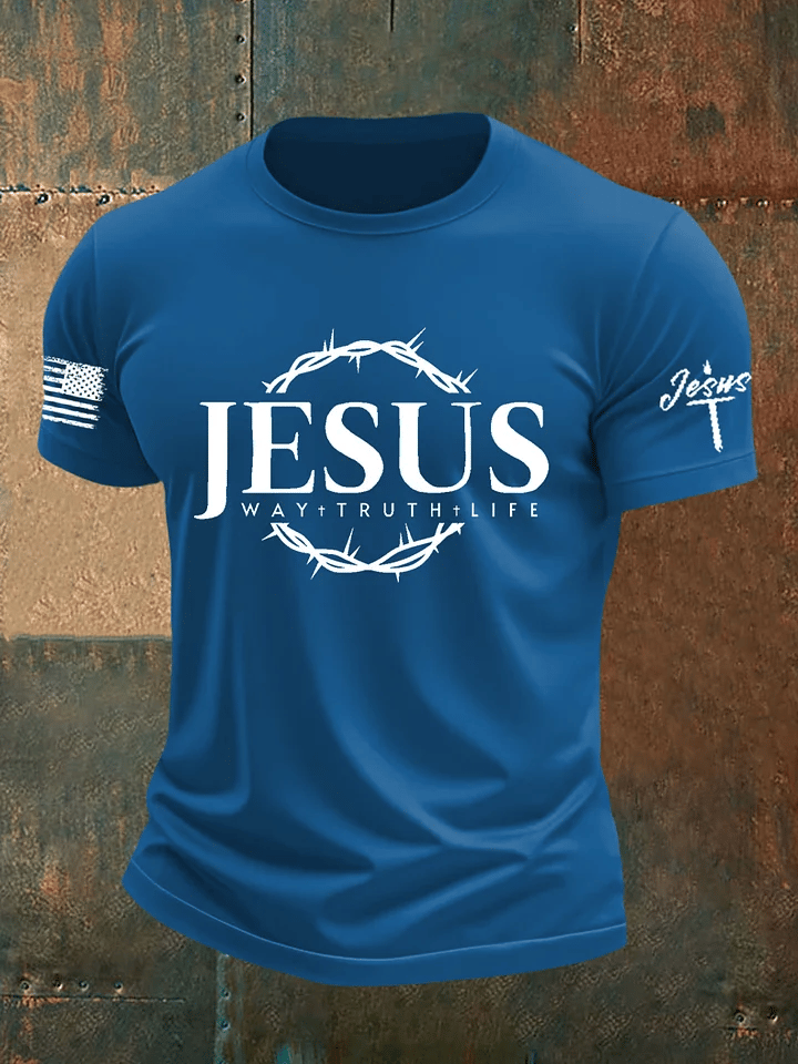 Men's JESUS The Way The Truth The Life  Shirt