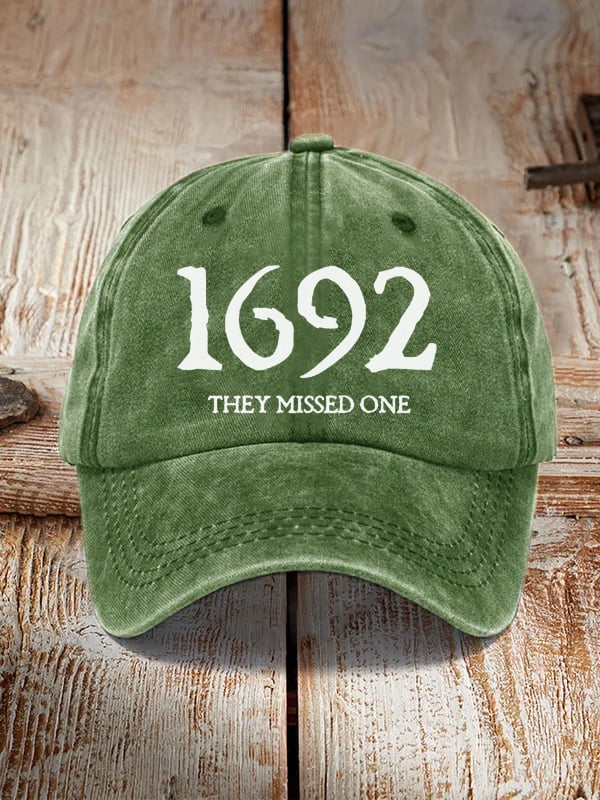 1692 They Missed One Salem Witch Sun Hat