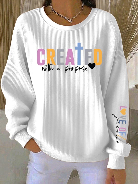 Women's Created with a Purpose Casual Sweatshirt