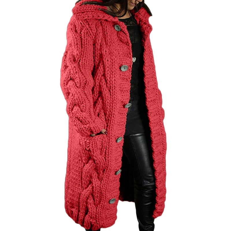 🔥FREE SHIPPING ONLY TODAY🔥2025 Knitted Thick-Line Jumper Coat