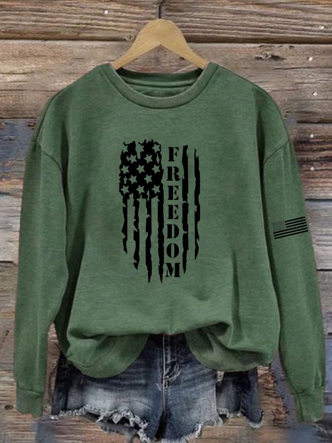 Women's Hot Events Printed Crew Neck Sweatshirt