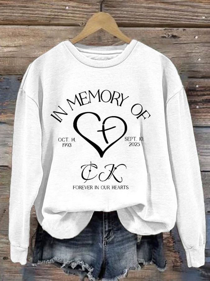 Women'S Casual Letter Print Long-Sleeved Sweatshirt