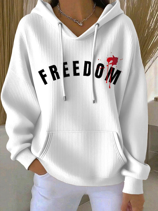Women's Commemorative Leader Print Casual Hoodie