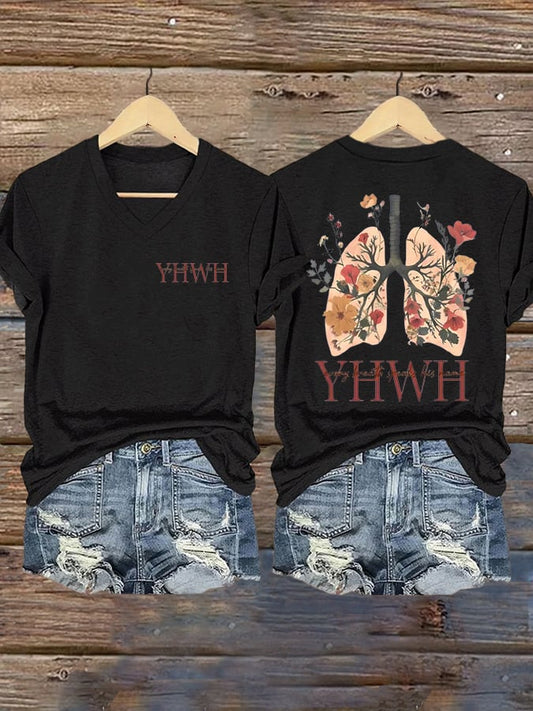 Women's Faith Printed Casual T-Shirt