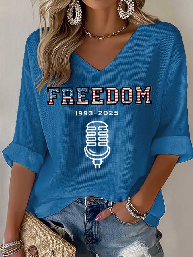 Women's Commemorative Leader Print Waffle T-Shirt