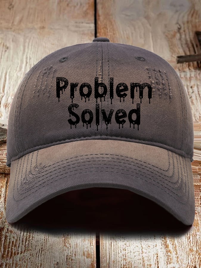 Unisex Problem Solved Hat