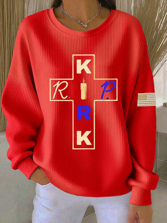 Women's Commemorative Leader Print Long Sleeve Top