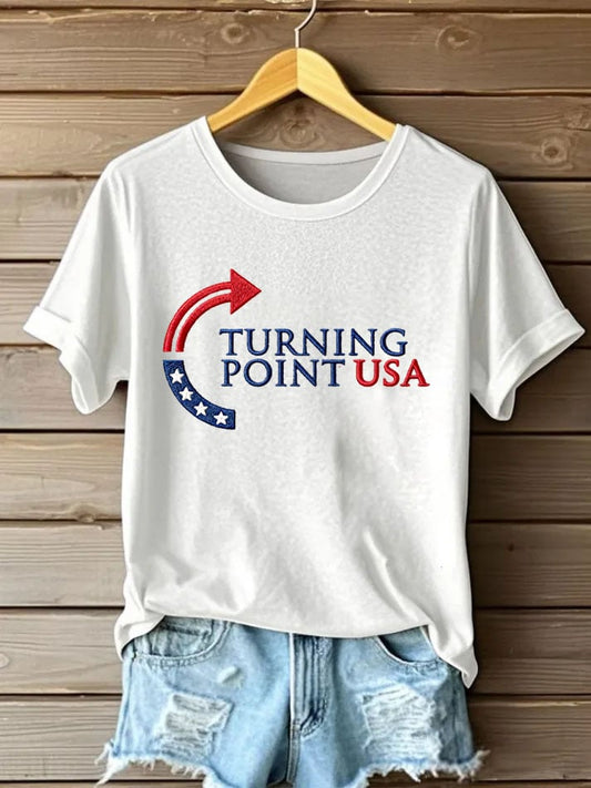 Women's Freedom Printed Short-Sleeved T-Shirt