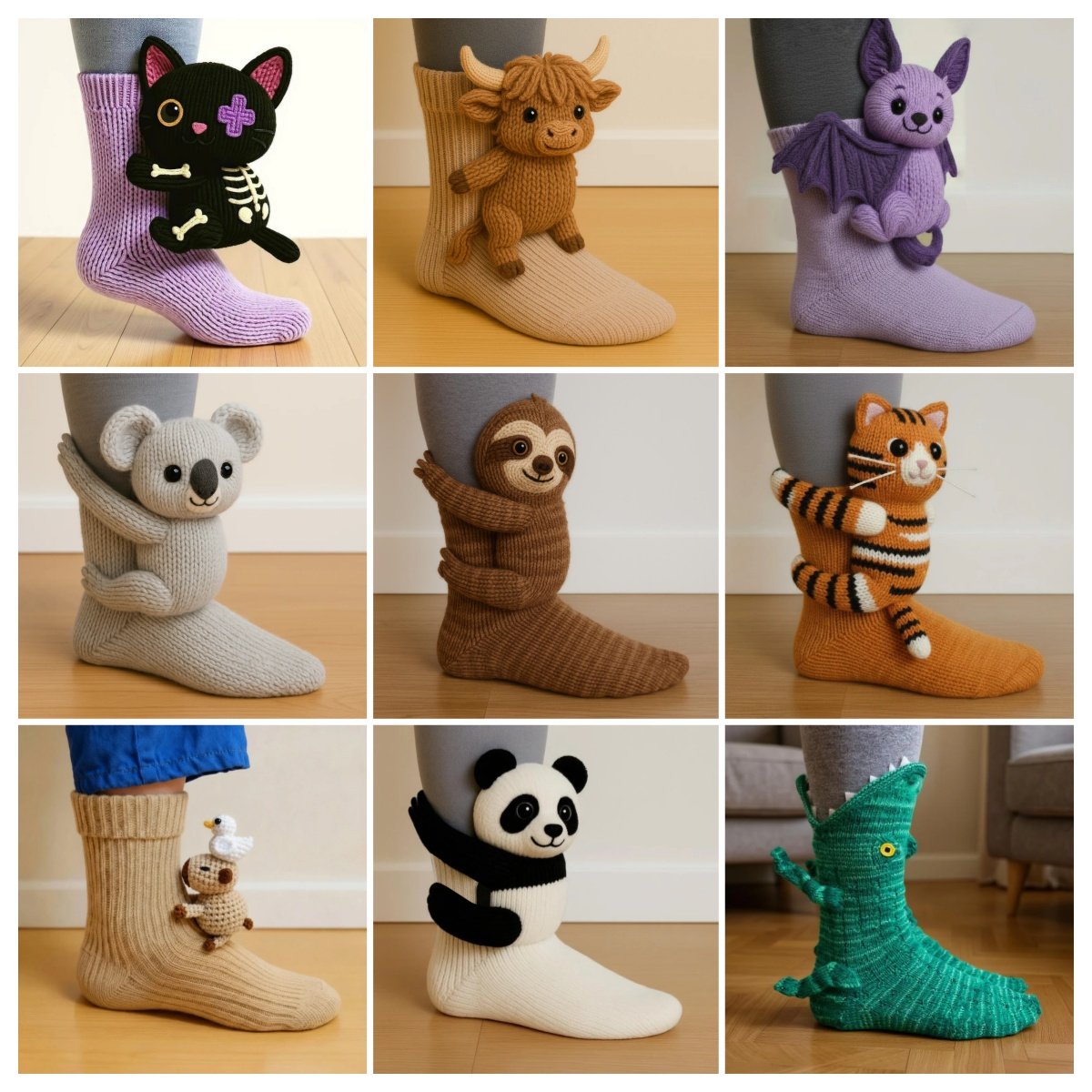 🔥HOT SALE🦥3D Animal Socks🧦