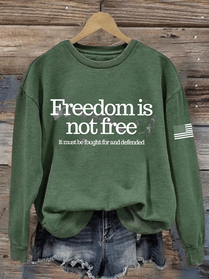 Women's Hot Events Printed Crew Neck Sweatshirt