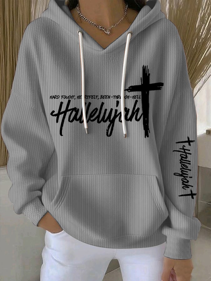 Women's  Hard Fought, Heartfelt, Been-Through-Hell Sweatshirts
