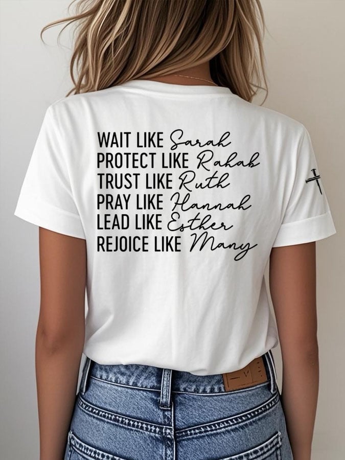 Women Of The Bible Print T-Shirt