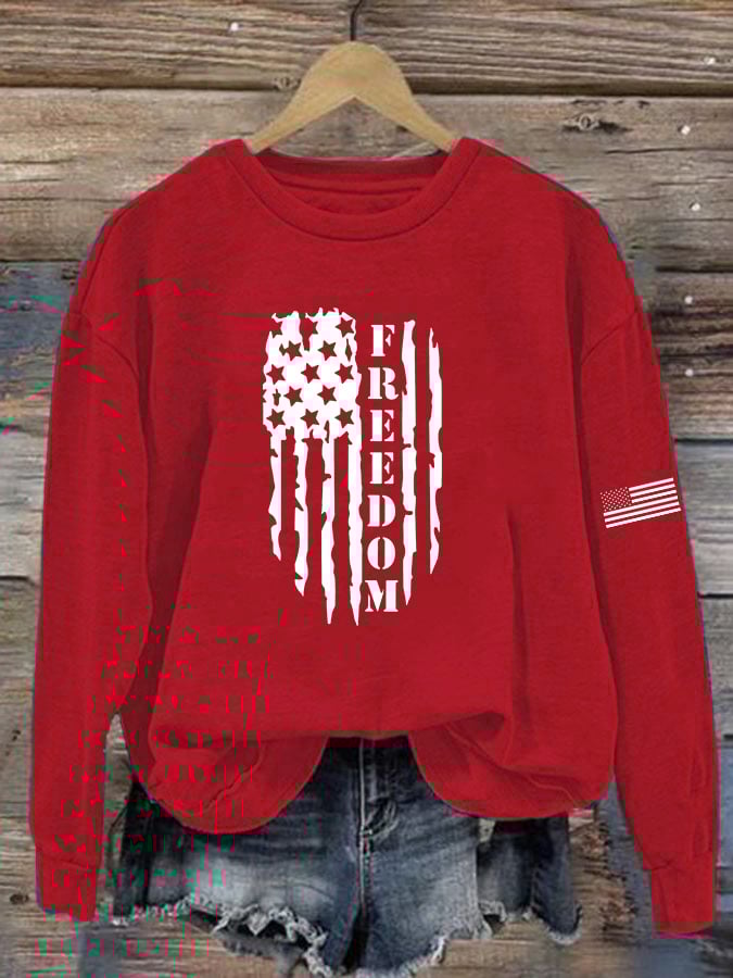 Women's Hot Events Printed Crew Neck Sweatshirt