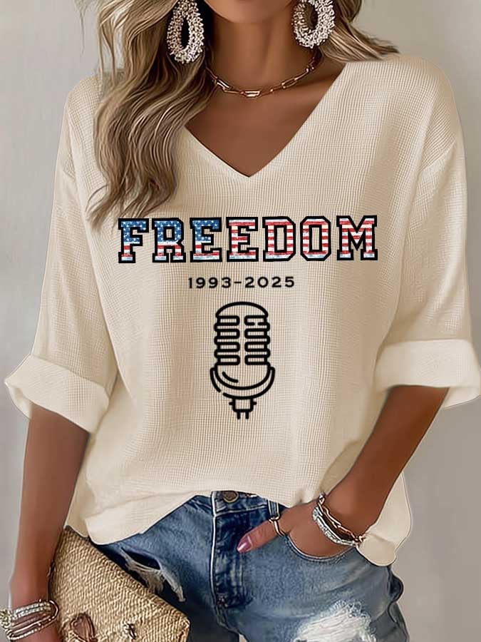 Women's Commemorative Leader Print Waffle T-Shirt