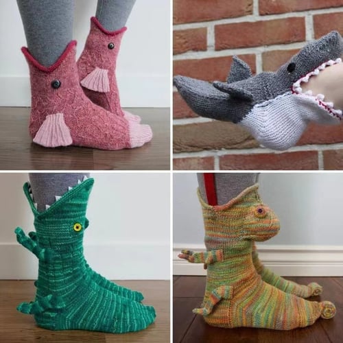 🌲Early Christmas Sale 49%🔥- 3D Knit Crocodile Socks