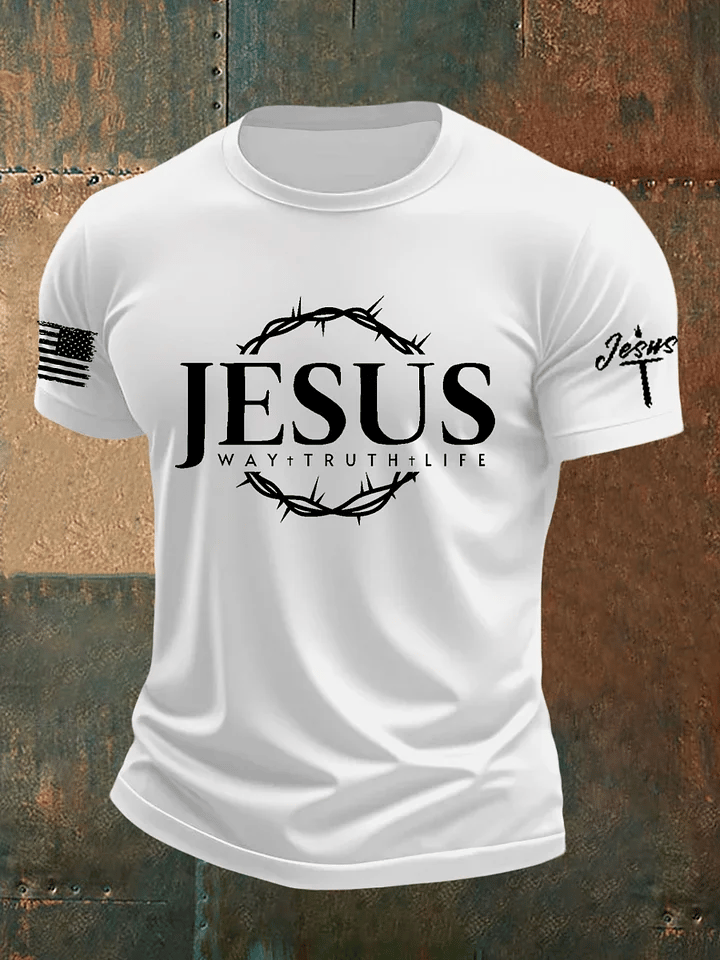 Men's JESUS The Way The Truth The Life  Shirt