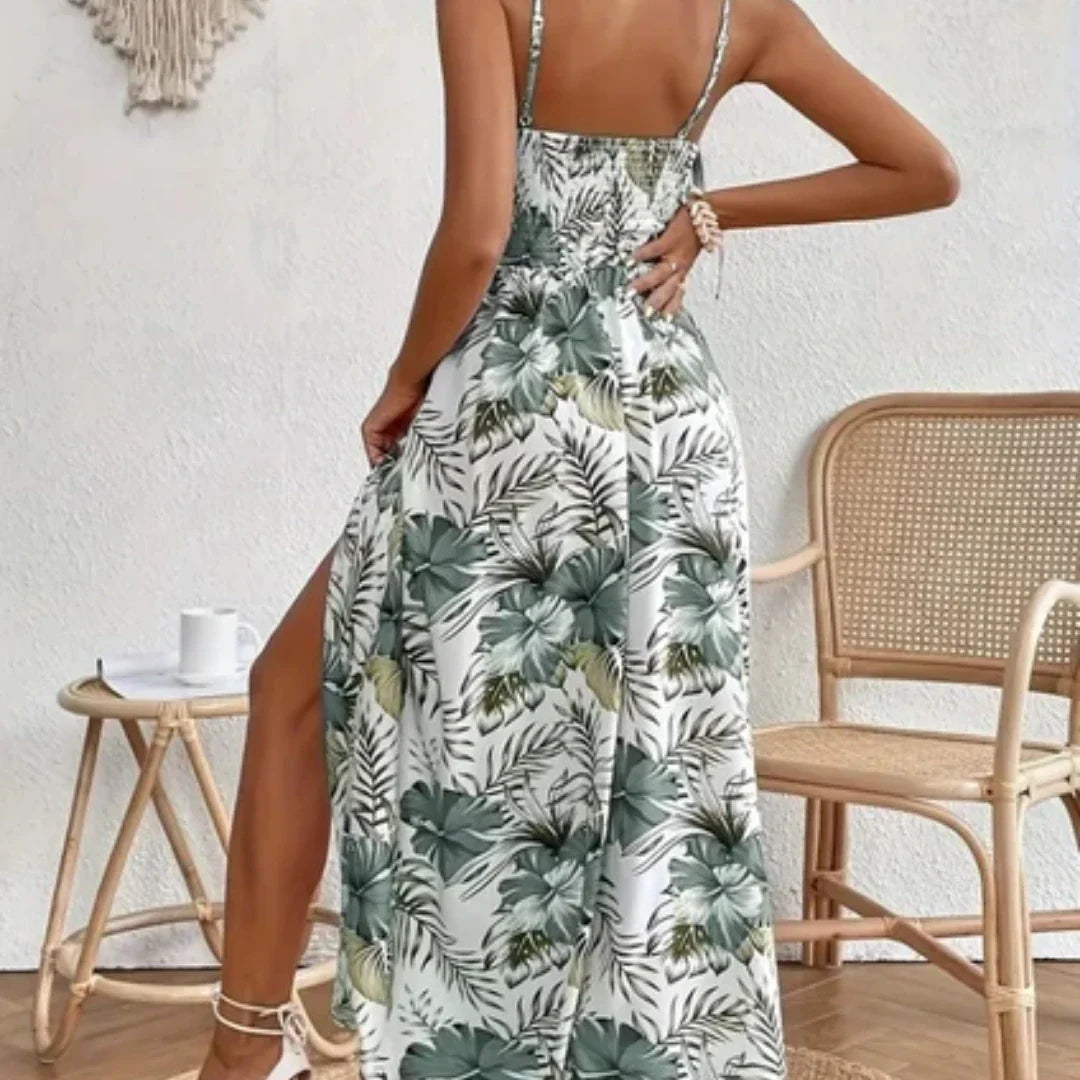 Elegant Floral Maxi Dress