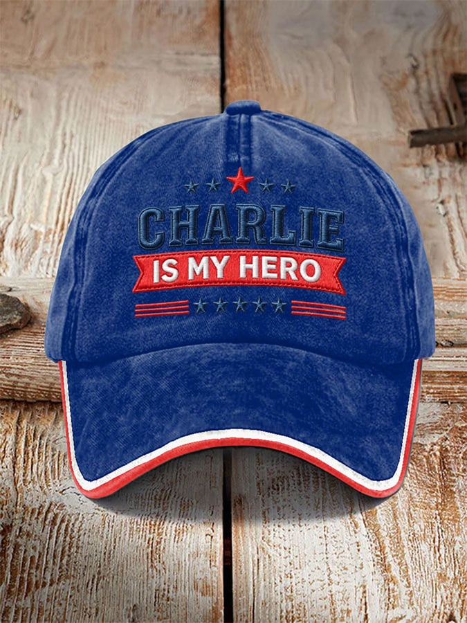 Unisex Is My Hero Print Baseball Cap