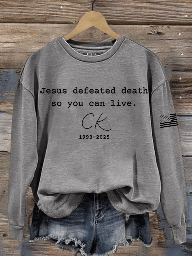 Women's Hot Events Printed Crew Neck Sweatshirt